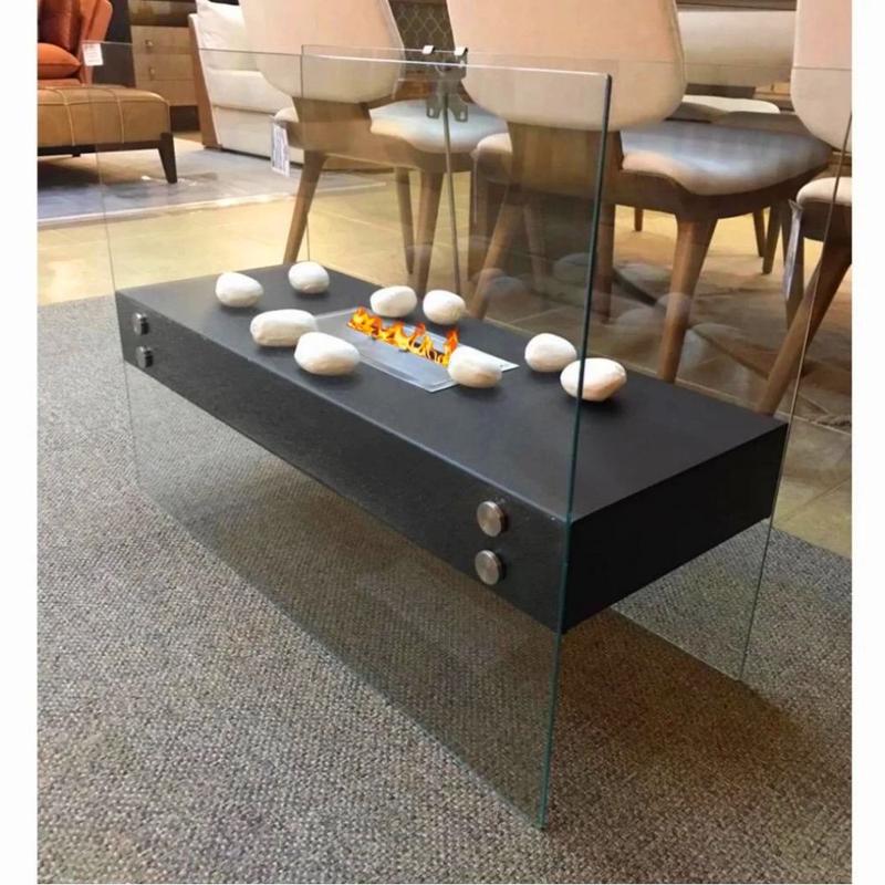 Lareira Ecologica a Alcool 80 Cm Capacidade 1,0 Litros em Inox